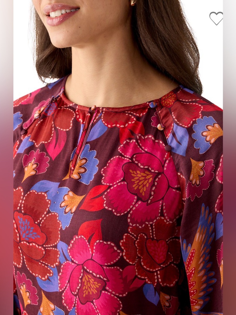 PHILOSOPHY By REPUBLIC Long Sleeve Ruffle Hem Floral Midi Dress. - Picture 4 of 6